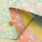 Gold Brocade (Kinran) - Spring flowers - nomura tailor