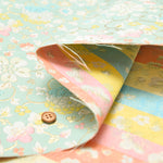 Gold Brocade (Kinran) - Spring flowers - nomura tailor