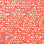 Gold Brocade (Kinran) - Turtle Shell Pattern and flowers - nomura tailor