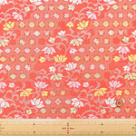 Gold Brocade (Kinran) - Turtle Shell Pattern and flowers - nomura tailor