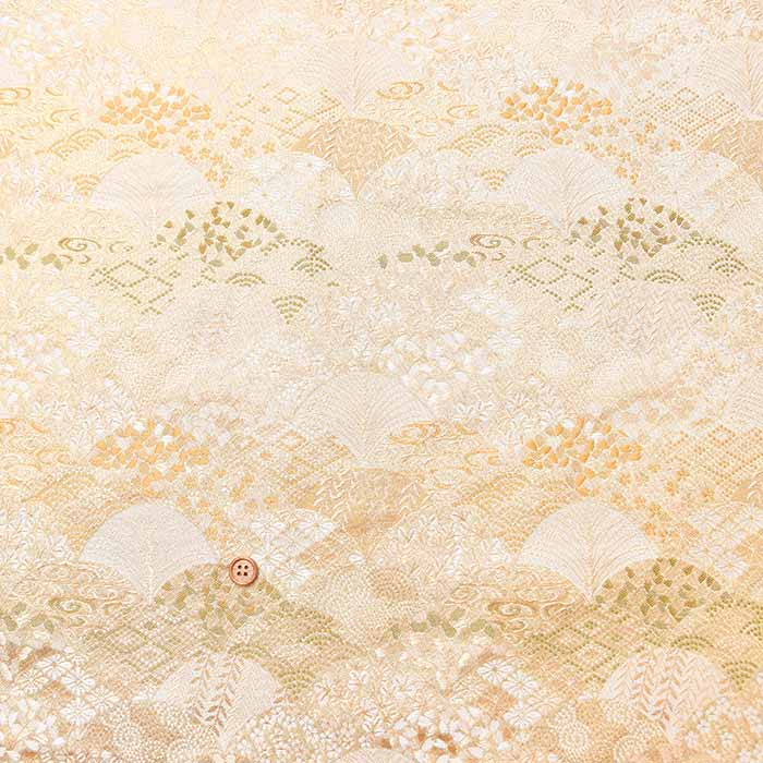 Gold Brocade - Sea Waves - nomura tailor