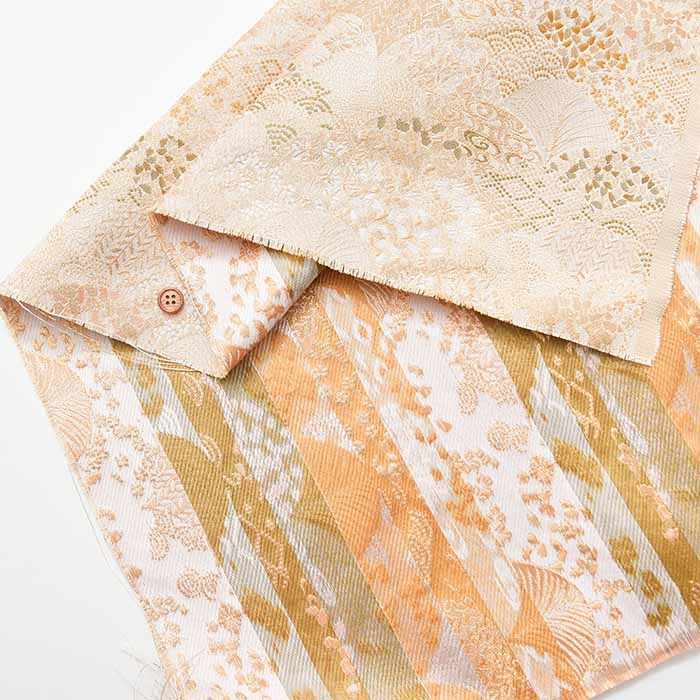 Gold Brocade - Sea Waves - nomura tailor