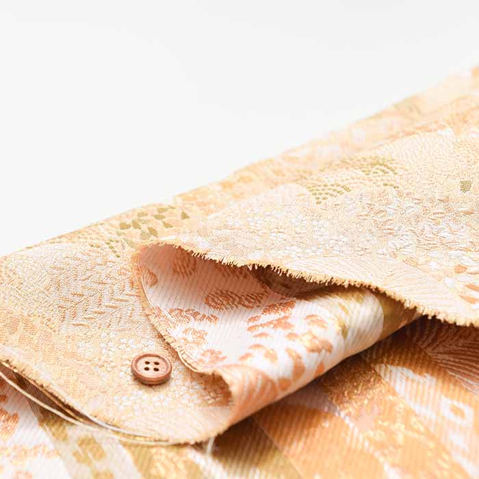 Gold Brocade - Sea Waves - nomura tailor