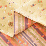 Gold Brocade (Kinran) - Ivy Arabesque and Flower - nomura tailor