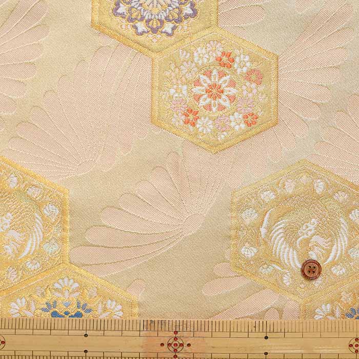 Gold Brocade - Tortoise Shell Design - nomura tailor
