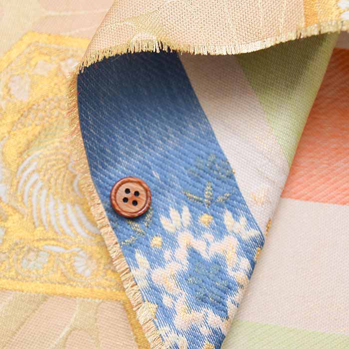 Gold Brocade - Tortoise Shell Design - nomura tailor