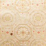Gold Brocade (Kinran)  - Floral crest pattern - nomura tailor