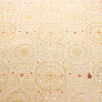 Gold Brocade (Kinran)  - Floral crest pattern - nomura tailor
