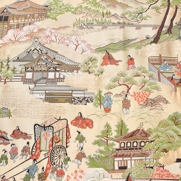 Gold Brocade - Hundred Views of Kyoto - nomura tailor