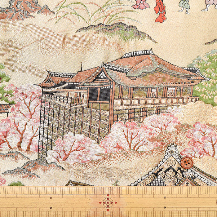 Gold Brocade - Hundred Views of Kyoto - nomura tailor