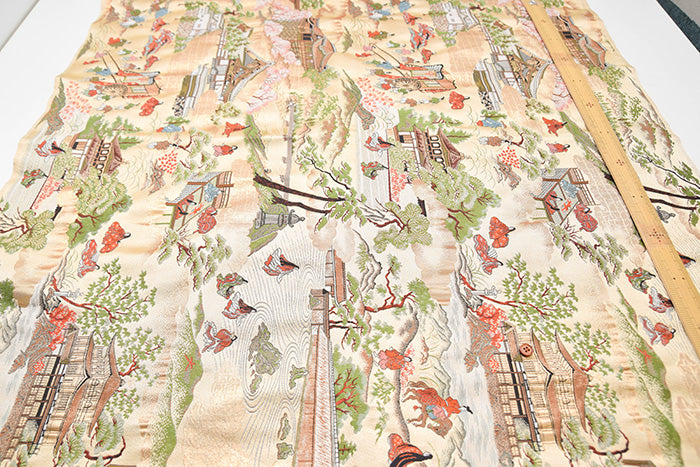Gold Brocade - Hundred Views of Kyoto - nomura tailor
