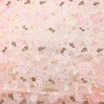 Gold Brocade (Kinran) - Cat and Snowflake Wheel - nomura tailor