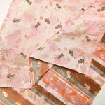 Gold Brocade (Kinran) - Cat and Snowflake Wheel - nomura tailor