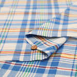 Made in India Cotton Yarn-dyed Madras Check Fabric - nomura tailor