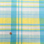 Made in India Cotton Yarn-dyed Madras Check Fabric - nomura tailor
