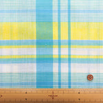 Made in India Cotton Yarn-dyed Madras Check Fabric - nomura tailor