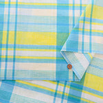Made in India Cotton Yarn-dyed Madras Check Fabric - nomura tailor