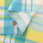 Made in India Cotton Yarn-dyed Madras Check Fabric - nomura tailor