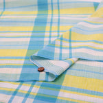 Made in India Cotton Yarn-dyed Madras Check Fabric - nomura tailor