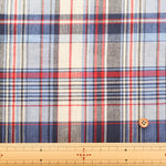 Made in India Cotton Yarn-dyed Madras Check Fabric - nomura tailor