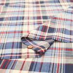 Made in India Cotton Yarn-dyed Madras Check Fabric - nomura tailor