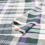 Made in India Cotton Yarn-dyed Madras Check Fabric - nomura tailor