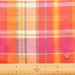 Made in India Cotton Yarn-dyed Madras Check Fabric - nomura tailor