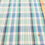 Made in India Cotton Yarn-dyed Madras Check Fabric - nomura tailor
