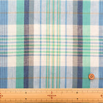 Made in India Cotton Yarn-dyed Madras Check Fabric - nomura tailor