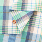 Made in India Cotton Yarn-dyed Madras Check Fabric - nomura tailor