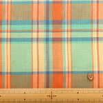 Made in India Cotton Yarn-dyed Madras Check Fabric - nomura tailor