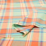 Made in India Cotton Yarn-dyed Madras Check Fabric - nomura tailor