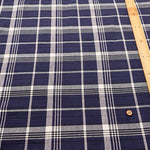 Made in India Cotton Yarn-dyed Madras Check Fabric - nomura tailor