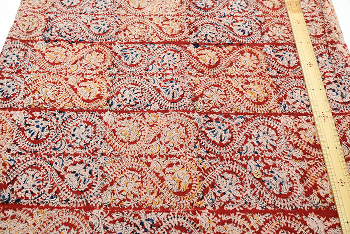 Made in India Cotton Kalamkari Printed Fabric - Calico - nomura tailor