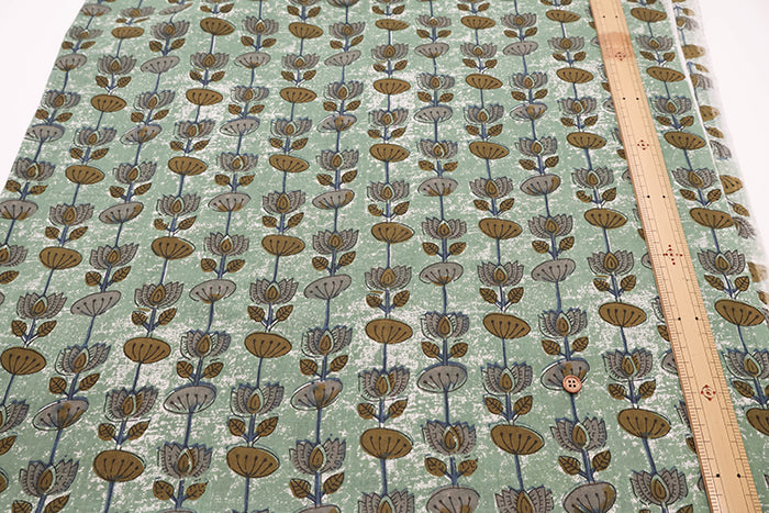 Made in India Cotton Ethnic Multicolor Print Fabric - nomura tailor