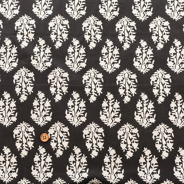 Made in India Cotton Ethnic Multicolor  Print Fabric - nomura tailor