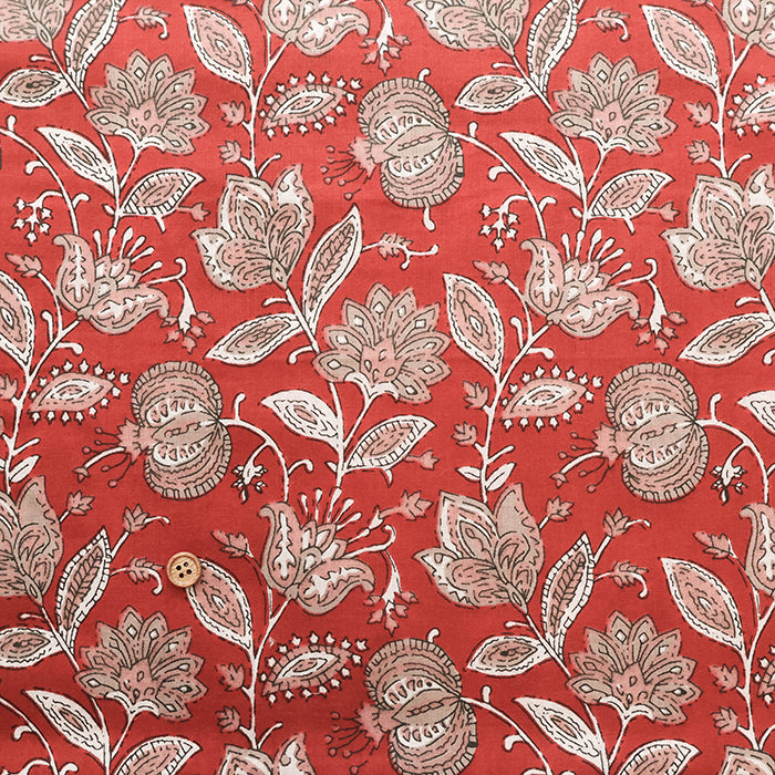 Made in India Cotton Ethnic Multicolor  Print Fabric - nomura tailor
