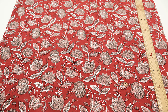 Made in India Cotton Ethnic Multicolor  Print Fabric - nomura tailor