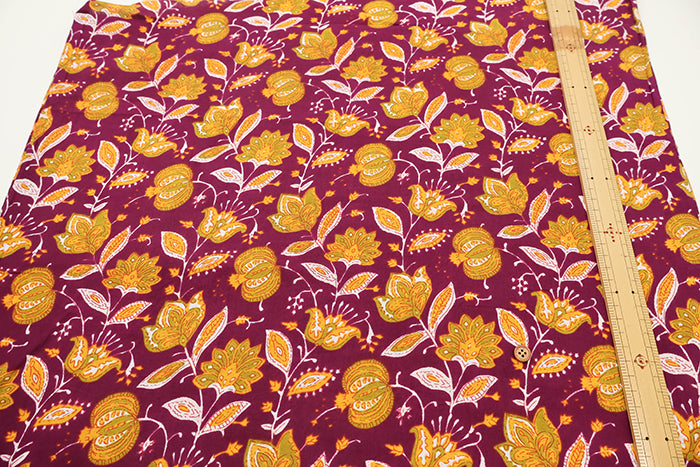 Made in India Cotton Ethnic Multicolor  Print Fabric - nomura tailor