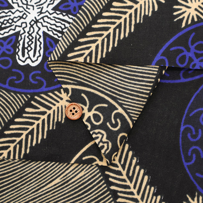 Made in India Cotton African Block Print Fabric - nomura tailor