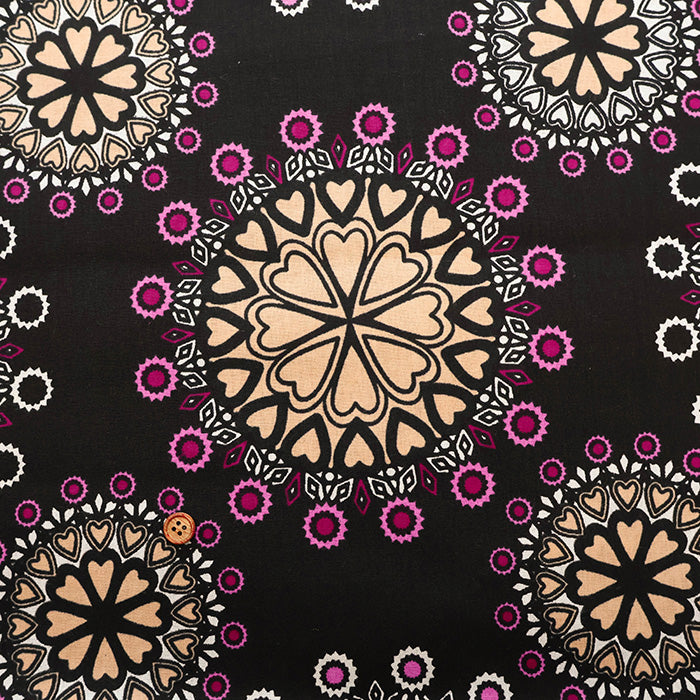 Made in India Cotton African Block Print Fabric - nomura tailor