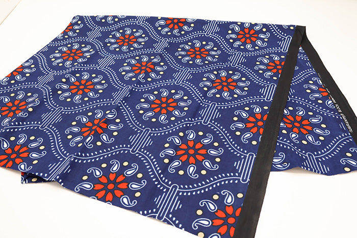 Made in India Cotton African Block Print Fabric - nomura tailor
