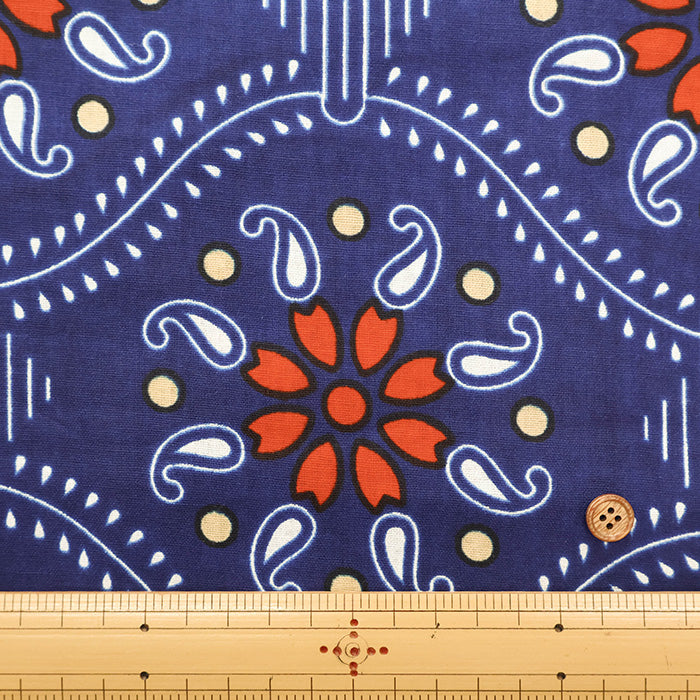 Made in India Cotton African Block Print Fabric - nomura tailor