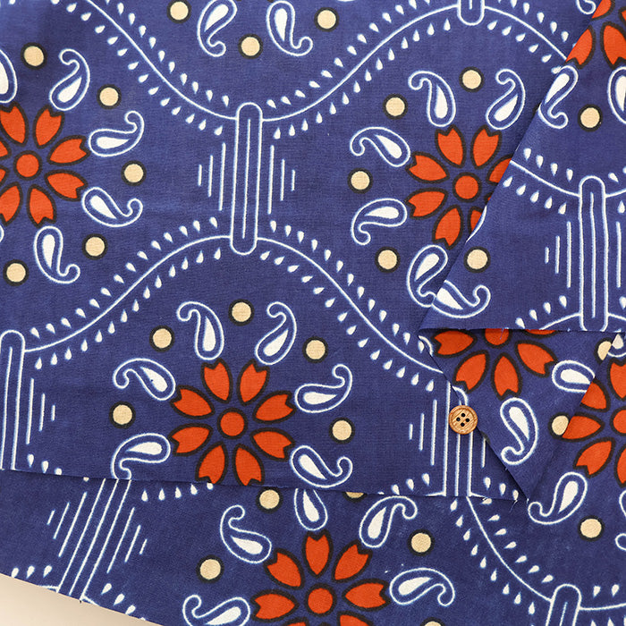 Made in India Cotton African Block Print Fabric - nomura tailor