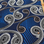 Made in India Cotton African Block Print Fabric - nomura tailor