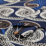 Made in India Cotton African Block Print Fabric - nomura tailor