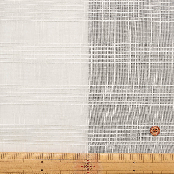 Indian Cotton Voile Dobby Fabric - nomura tailor