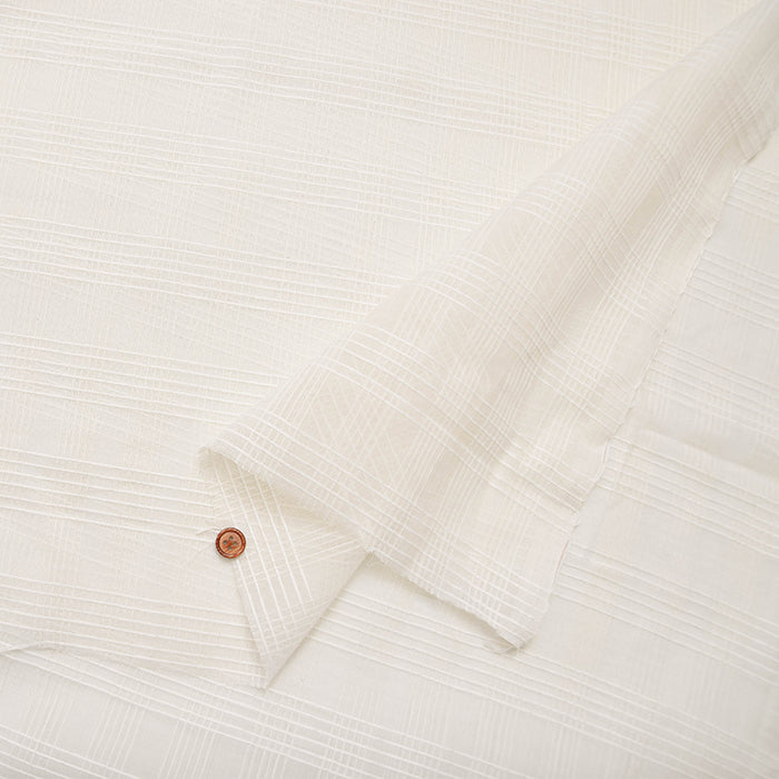 Indian Cotton Voile Dobby Fabric - nomura tailor