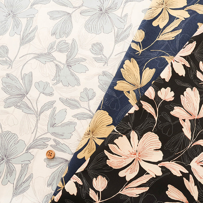 C/R Lawn Fabric - Flower - nomura tailor