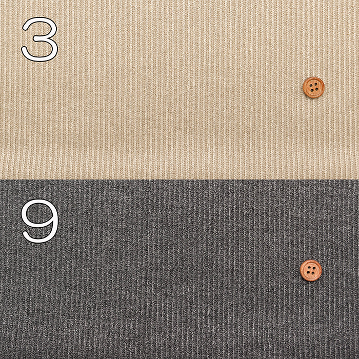 Warm Ribbed Jersey Fabric - nomura tailor